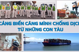 Cảng biển căng mình chống dịch từ những con tàu