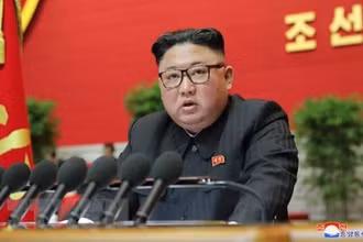 Nhà lãnh đạo Triều Tiên Kim Jong-un. (Ảnh: KCNA/TTXVN)
