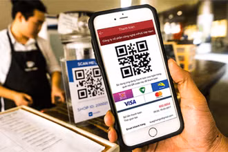 QR code - một hình thức thanh toán không tiền mặt. (Ảnh: tapchitaichinh.vn)