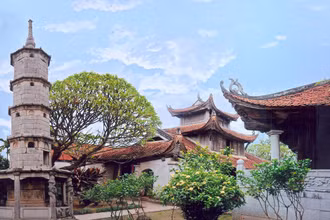 Chùa Bút Tháp. Ảnh: trang disanvanhoathuanthanh.vn
