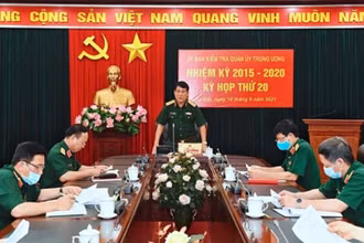 Đại tướng Lương Cường chủ trì kỳ họp lần thứ 20, Ủy ban Kiểm tra Quân ủy Trung ương, nhiệm kỳ 2015-2020.