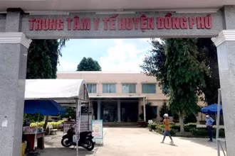 Trung tâm y tế huyện Đồng Phú, nơi bà Thái Thị Mỹ Hạnh làm việc trước khi bị kỷ luật.