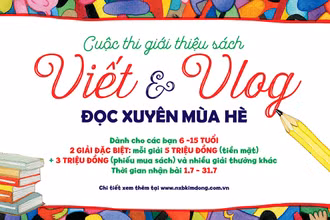 Poster cuộc thi. Ảnh: NXB Kim Đồng.
