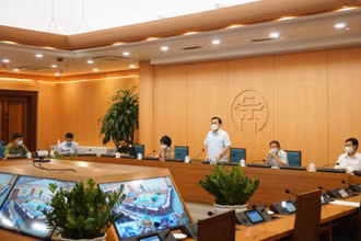 Quang cảnh hội nghị chiều 25-6.
