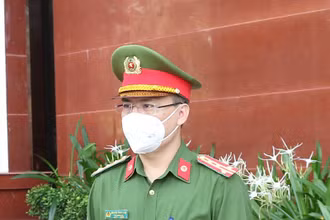 Đại tá Nguyễn Thanh Liêm - Phó Giám đốc, Thủ trưởng Cơ quan Cảnh sát điều tra Công an tỉnh Hà Tĩnh. 