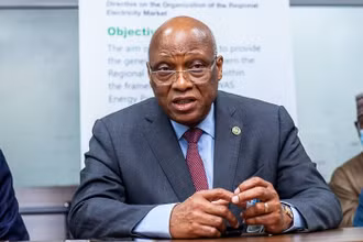 Chủ tịch ECOWAS Kassi Brou. (Nguồn: graphic)