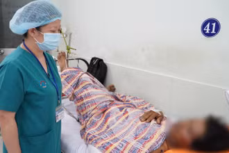 Sức khỏe bệnh nhân đã ổn định sau khi phẫu thuật. (Ảnh: Bệnh viện cung cấp)