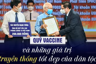 Quỹ Vaccine và những giá trị truyền thống tốt đẹp của dân tộc
