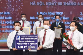 VNPT đóng góp 400 tỷ đồng cho Quỹ vaccine phòng, chống Covid-19.