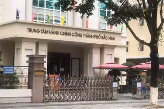 Trung tâm hành chính công cấp tỉnh, cấp huyện tại Bắc Ninh hoạt động trở lại