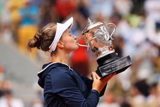 Barbora Krejcikova vô địch Roland Garros 2021. (Nguồn: Getty Images)