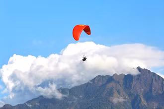 Giải dù lượn Putaleng 2020 diễn ra ấn tượng. 