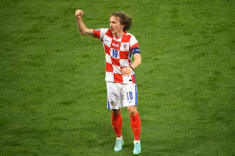 Đối đầu Scotland, Luka Modric là cầu thủ chơi hay nhất của Croatia. (Ảnh: UEFA)