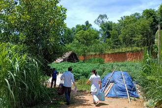 Bệnh nhân vừa về quê ở xã Kiên Thọ, huyện Ngọc Lặc để cách ly tại nhà lại tái dương tính với Covid-19