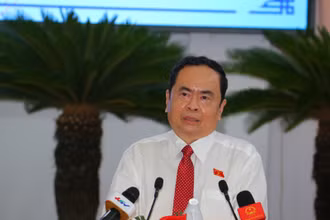 Phó Chủ tịch Thường trực Quốc hội Trần Thanh Mẫn phát biểu tại kỳ họp.
