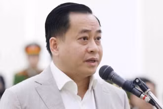 Phan Văn Anh Vũ tại phiên tòa. 