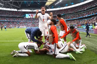 Chiến thắng xứng đáng 2-0 của đội tuyển Anh. (Ảnh: UEFA)