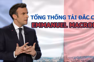 [Infographic] Tổng thống Pháp Emmanuel Macron tái đắc cử nhiệm kỳ hai