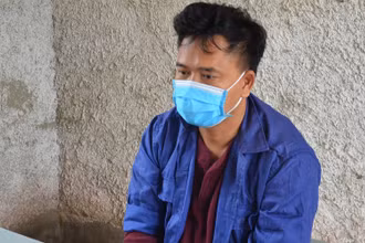 Đối tượng Nguyễn Minh Chất tại cơ quan điều tra.