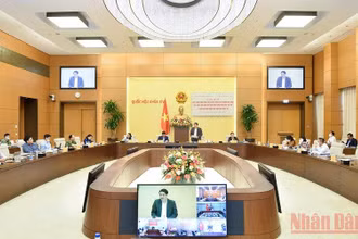 Quang cảnh buổi tọa đàm. (Ảnh: Đăng Anh)