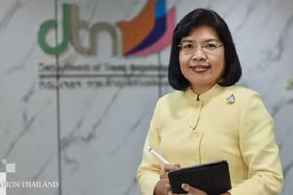 Cục trưởng Đàm phán Thương mại Thái Lan, bà Auramon Supthaweethum. (Ảnh: Nation Thailand)