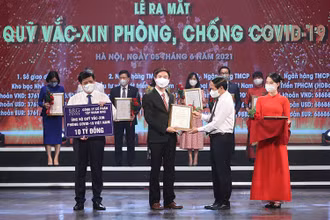 Tập đoàn BRG phối hợp cùng Ngân hàng SeABank ủng hộ 20 tỷ đồng cho Quỹ vaccine phòng, chống Covid-19.