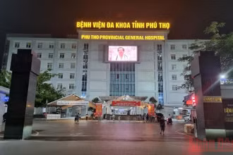 Bệnh viện đa khoa tỉnh Phú Thọ nơi ông Phú công tác.