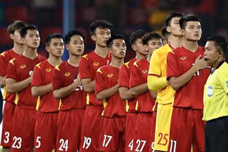 Các cầu thủ U23 Việt Nam. (Ảnh: VFF)