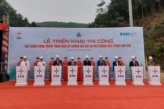 Quang cảnh lễ khởi công.