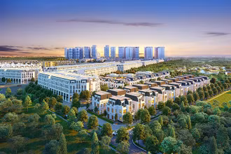 Biệt thự Thảo Viên Villas được bao phủ trong không gian xanh mát, yên bình và thơ mộng.