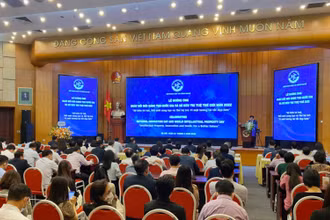 Toàn cảnh buổi lễ hưởng ứng.