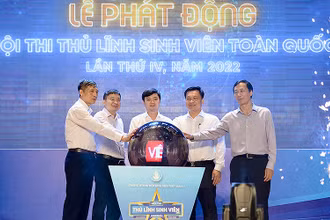Đại diện ban tổ chức phát động Hội thi vào sáng 25/4.