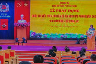 Phát động cuộc thi viết “khi dân khó-có công an”.