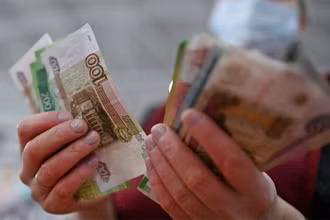 Đồng ruble của Nga. (Ảnh: Reuters)