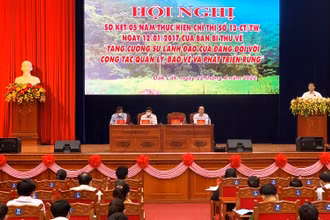 Bí thư Tỉnh ủy Đắk Lắk Nguyễn Đình Trung phát biểu chỉ đạo tại Hội nghị.