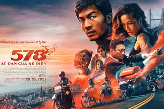 Poster mới của phim "578: Phát đạn của kẻ điên". (Ảnh: Nhà sản xuất cung cấp)