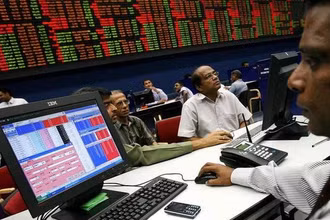 Chỉ số S&P của Sri Lanka đã giảm 7% ngay trong phút đầu mở giao dịch. (Ảnh: BNEWS/TTXVN phát)