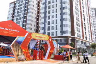 Một góc dự án nhà ở xã hội Hacom GalaCity. 