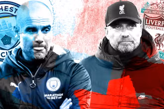 Man City đụng độ Liverpool ở vòng 32 Premier League vào lúc 22 giờ 30 phút ngày 10/4, tại Etihad. (Ảnh: MARCA)