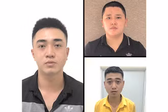 Các đối tượng cầm đầu 3 đường dây tín dụng đen lãi suất “khủng”tại Đà Nẵng. (Ảnh do Công an cung cấp)