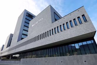 Trụ sở của Cơ quan Cảnh sát châu Âu (Europol) tại Hà Lan. (Ảnh REUTERS)