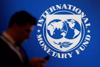 Logo của IMF. (Ảnh: Reuters)