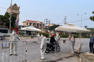 Chốt kiểm soát dịch bệnh ở cửa ngõ phía tây TP Hải Dương được dỡ bỏ vào 0 giờ ngày 3-3.