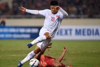 Việt Nam từng đánh bại UAE 1-0 ở lượt đi trên sân Mỹ Đình vào ngày 14-11-2019. (Ảnh: TRẦN HẢI)