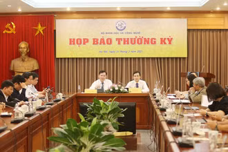 Bộ Khoa học và Công nghệ tổ chức họp báo thường kỳ quý I. 