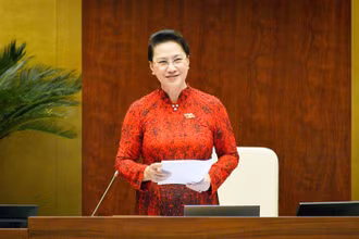 Đồng chí Nguyễn Thị Kim Ngân. (Ảnh: Trung tâm báo chí Quốc hội)