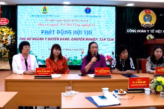 Phát động hội thi về phụ nữ ngành y lần thứ nhất