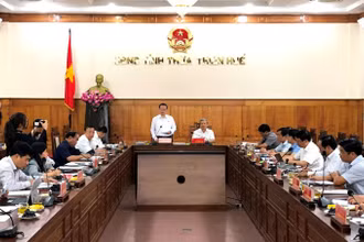 Đoàn Ủy ban Thường vụ Quốc hội và Hội đồng Bầu cử quốc gia làm việc với Ủy ban bầu cử tỉnh Thừa Thiên Huế.