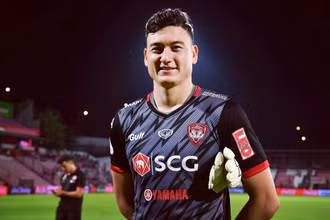 Đặng Văn Lâm được đánh giá cao ở Thai League với phong độ ổn định. (Ảnh: Goal)