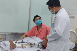 Bệnh nhân sau ca mổ.